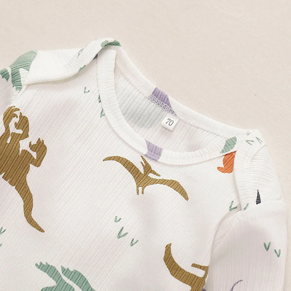 new born baby clothes baby boy romper winter clothes costume romper onesie disfraz bebe halloween 2019 Cartoon Dinosaur 0-18m Z4