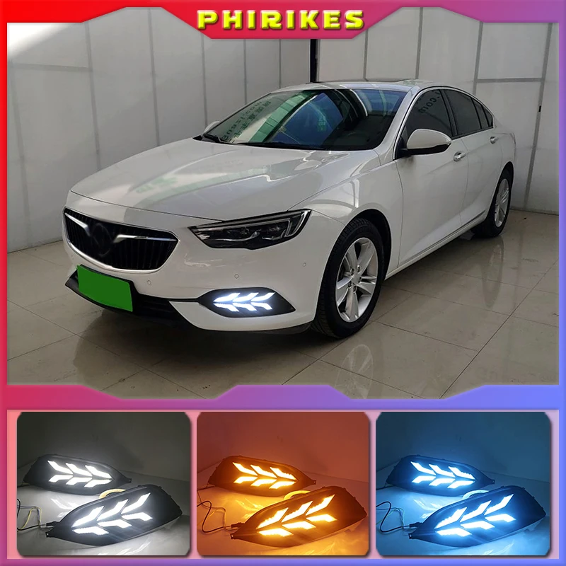 

LED Daytime Running Lights For Buick Regal 2017-2019 Fog lamp ABS 12V DRL