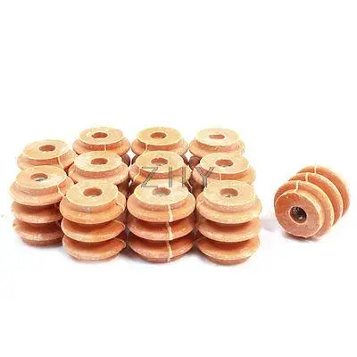 

12 Pcs M6 Female Metal Thread 50mm Height Bus Bar Insulator Connector
