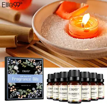 

(8PCS)Elite99 Scented Fragrance Oil Gift Set 10ml For Humidifier Aroma Diffuser Bath Bomb Soaps Candle Apple Fresh Mango oil