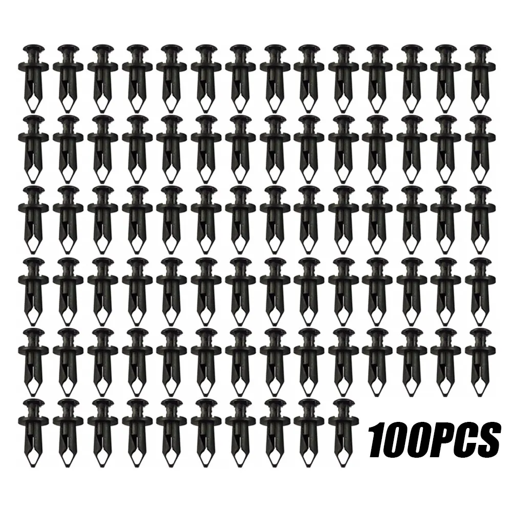 For Honda 100PCS 8MM ATV UTV Fender Clip Body Rivet High Quality Support Trx680 Trx650 Trx500 Trx450 Trx400 Trx350 Trx300 Trx250