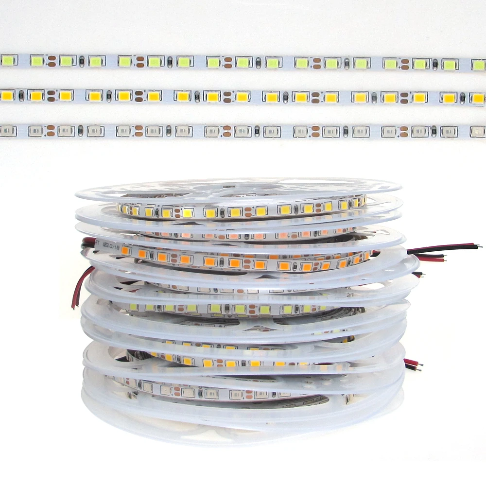 4mm Narrow Width 12V LED Strip Light 2835 120led/m 5M Not Waterproof Ledstrips Flexible 12V Tape Led Strip Decor Light 12 V Volt