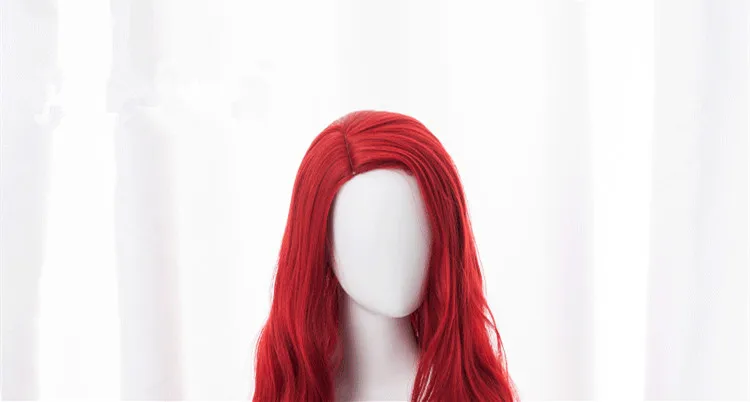 Cosplay&ware Morematch Movie Aquaman Cosplay Wig 80cm Red Long Curly Wavy Heat Resistant Synthetic Hair Women Party & Cap -Zentai shop online Hf80f8e44bb614fdfb036fbc358e0bc4bj.jpg