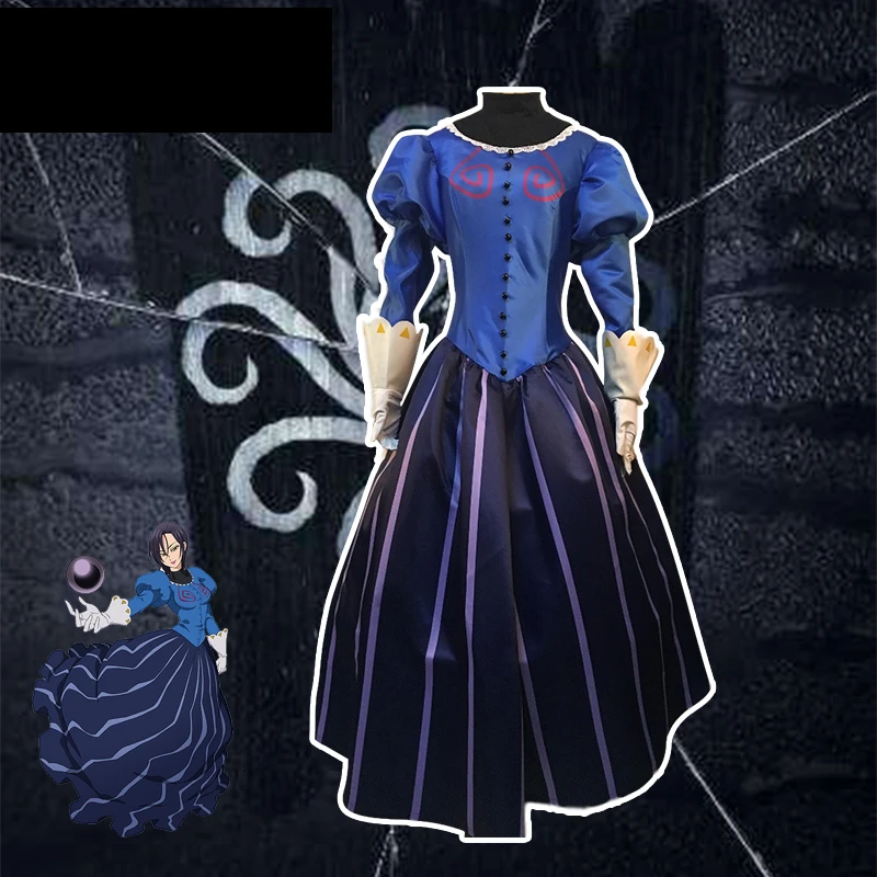 

Anime The Seven Deadly Sins Costume Cosplay Boar's Sin Of Gluttony Merlin Adult Halloween Nanatsu No Taizai Full Set Unisex