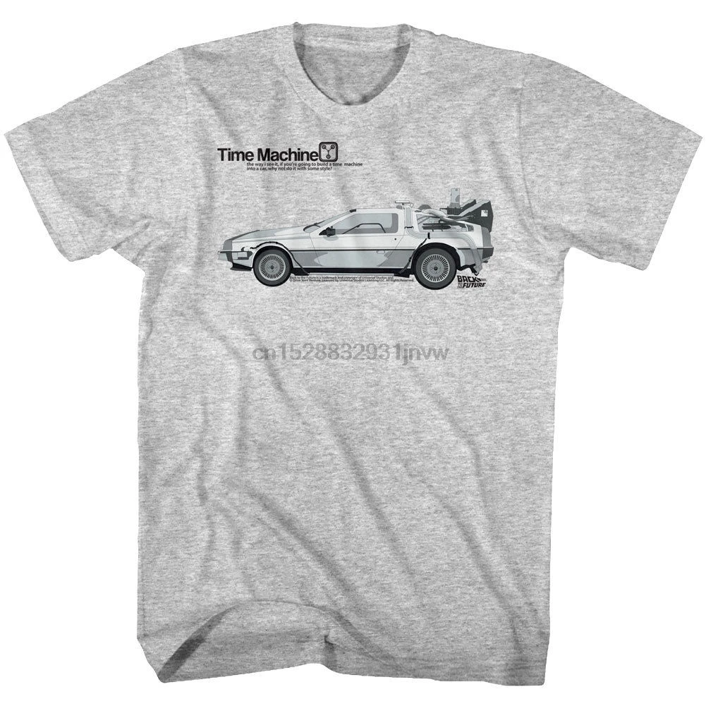 Назад в будущее DMC DELOREAN машина времени Haynes Автомобильная ручная Мужская футболка