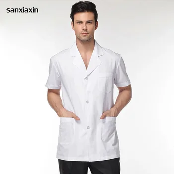 

High Quality Medical Clothing Dentist Shirts Lab Jackets Men Women Doctors Uniforms Pharmacy Lab Coat nurse uniform white coat
