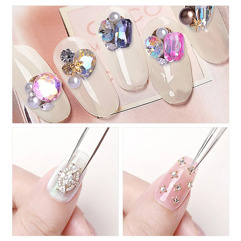 How to Attach Rhinestones to Nails: 13 Steps (with Pictures)