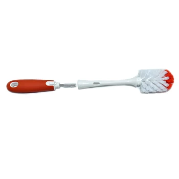 

2 In 1 Handle Scrubbing Bottle Brushes Multi-functional Household Rotary Easy To Install Clean Eco-friendly Non-toxic Kitchen