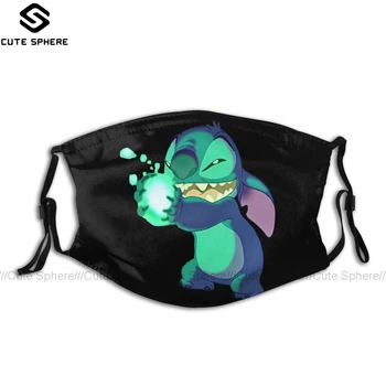 

Lilo Stitch Mouth Face Mask Stitch Facial Mask for Adult Fashion Beautiful with Filters Mask