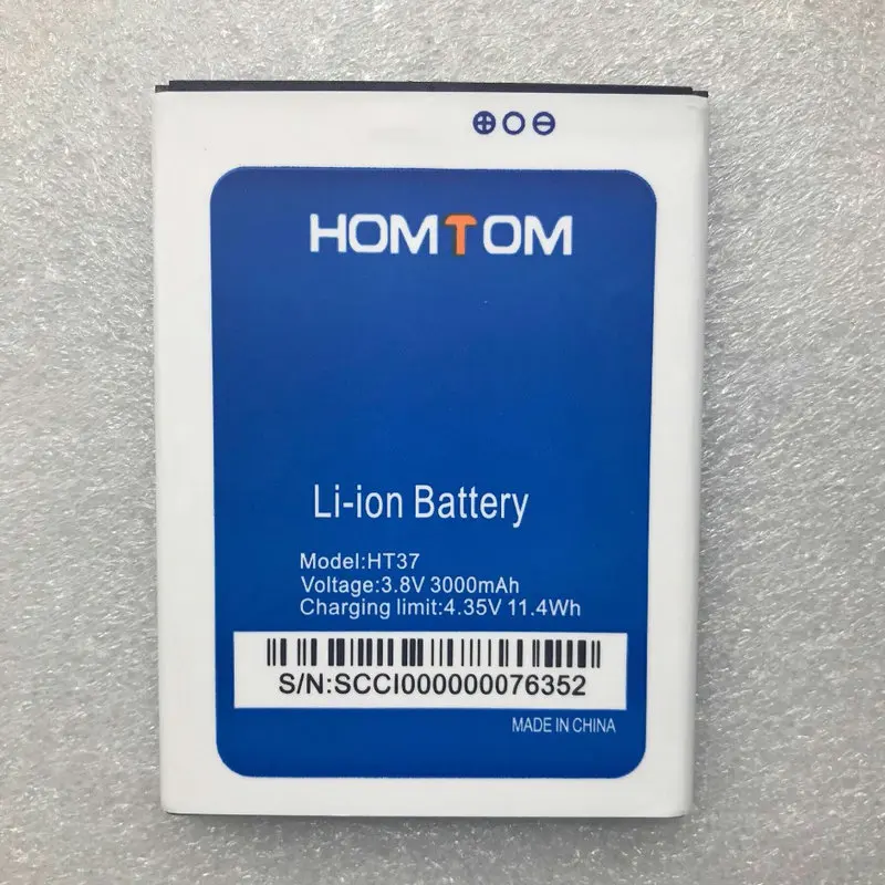 AVY батарея для HOMTOM S12 HT30 HT37 HT20 мобильный телефон Литий-ионные аккумуляторы 3000 мАч