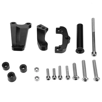 

Steering Damper Bracket Motorcycle CNC Steering Damper Bracket Stabilizer Mount Kit for Kawasaki ER-6N 2012-2015