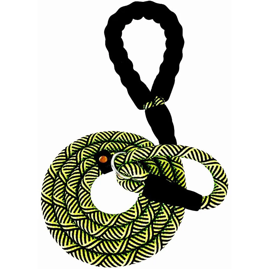 

1.5mx12mm Durable Rope Slip Collar Dog Lead- Handle Pet Training Leash Dogs Cats Puppy Pet Accessories Outdoor Walk Pet Supplies