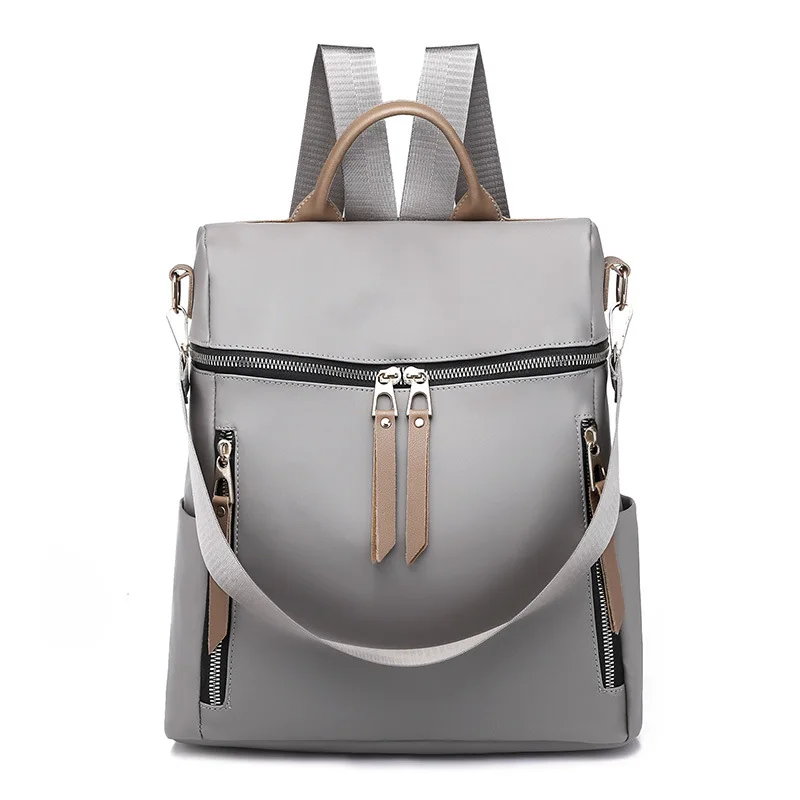 

Summer Dual Purpose Waterproof Backpack Women's Korean-style Fashion 2018 New Style Large-Volume Casual WOMEN'S Bag Oxford Cloth