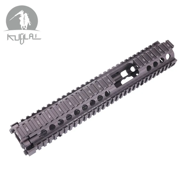 

New Arrival Hard Coat Anodized MK18 DD FSP RISII 12" Airsoft handguard CB Tactical Rail for AEG Gel Blaster