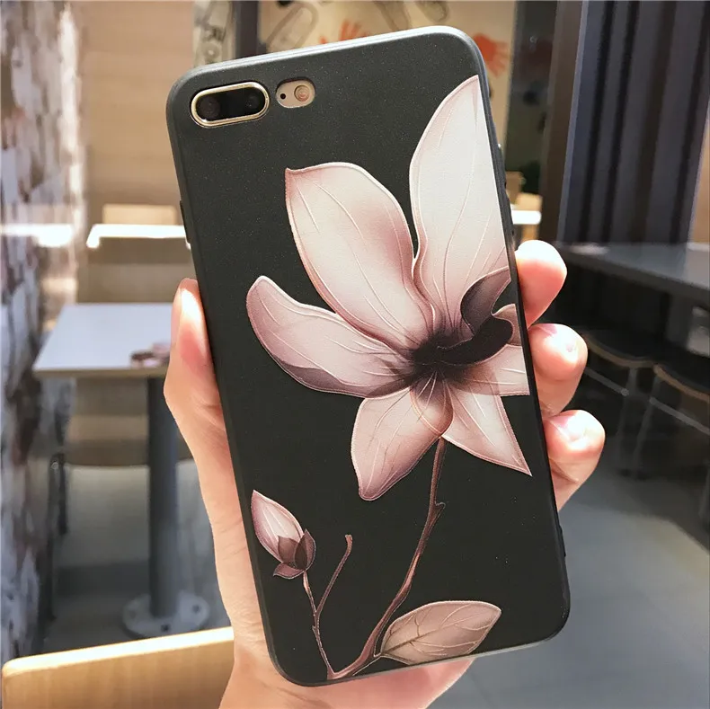 Ricestate 3D Relief Flower Cover Case For Huawei Nova 2i 3 3i P10 lite P20 P30 Pro Honor 8 9 Mate 10 20 Lite silicone soft Case