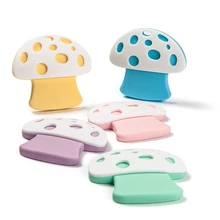 Anneau de dentition en Silicone sans BPA pour bébé, 1 pièce, collier de dentition pour nourrissons de qualité alimentaire, jouets à mâcher 