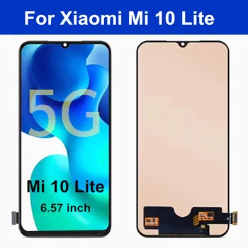 

6.57" TFT Mi 10 lite lcd For Xiaomi Mi 10 Lite LCD Display Touch Screen Digitizer Assembly For Xiaomi Mi 10 Lite 5g Lcd M2002J9G