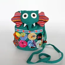Юньнань этнический стиль цветок лоскутное Слон сумка для мобильного телефона сумка кошелек детский праздничный подарок