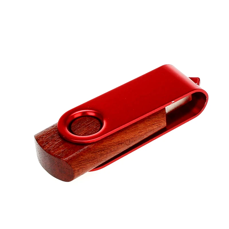 red Деревянный прямоугольный usb 2,0 USB флэш-накопитель 128 ГБ memoria stick 4 ГБ 8 ГБ Флешка 16 ГБ флеш-накопитель 32 Гб 64 ГБ подарки Бесплатный Пользовательский логотип - Цвет: red