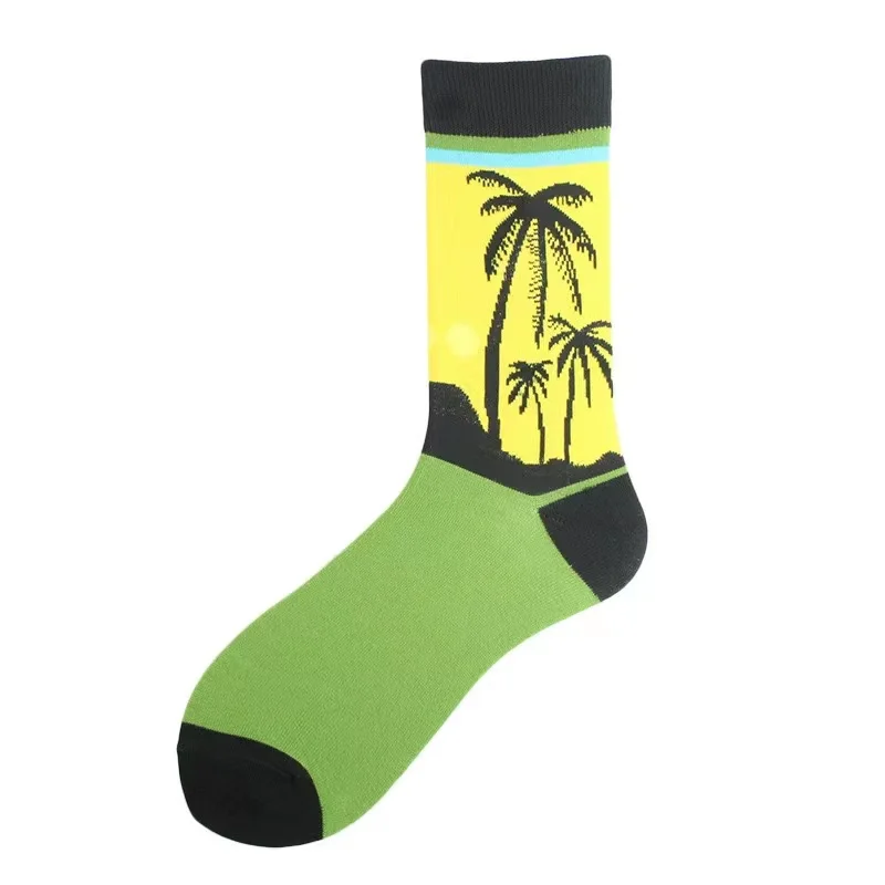 Fashion Cotton Men Socks Breathable All Seasons Socks Comfortable Socks