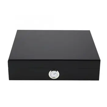 

Storage Box Mini Portable Humidor Cigar Box Vintage Wooden Cigarette Container Storage Case remote control holder