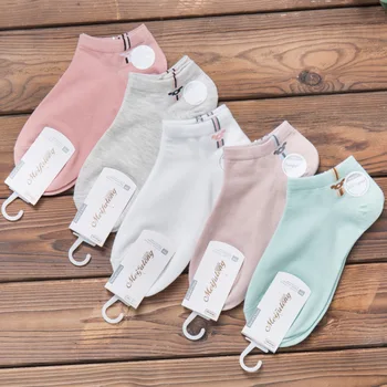 

（10piars/lot）New cotton cute cartoon socks summer men and women hosiery