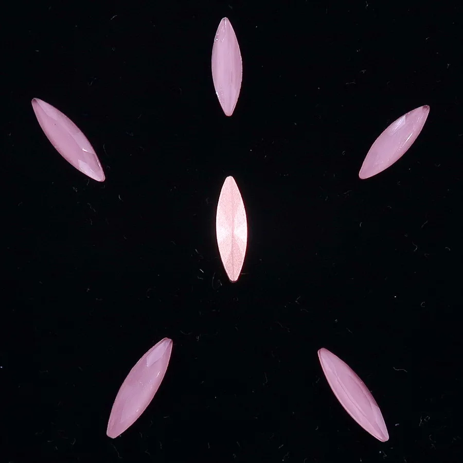 Стеклянный кристалл 4*15 мм желе конфеты и AB цвета тонкий Наветт Форма Клей На Стразы бусины аппликация nailart рукоделие diy отделка - Цвет: A12 Lt topaz