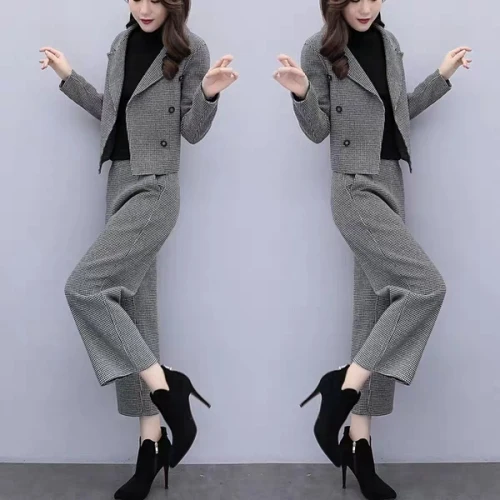 Plus Size 2 Delige Set Vrouwen Office Lady Tweedelige Set Top En Broek Vrouwen Kleding 2019 Elegante Fashion Jaar -oude Vrouwelijke Kostuum Plus Size 2 Delige Set Vrouwen Office Lady Tweedelige Set Top En Broek Vrouwen Kleding 2019 Elegante Fashion Jaar -oude Vrouwelijke Kostuum