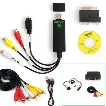 

USB2.0 VHS To DVD Converter Convert Analog Video To Digital Format Audio Video DVD VHS Record Capture Card quality PC Adapter