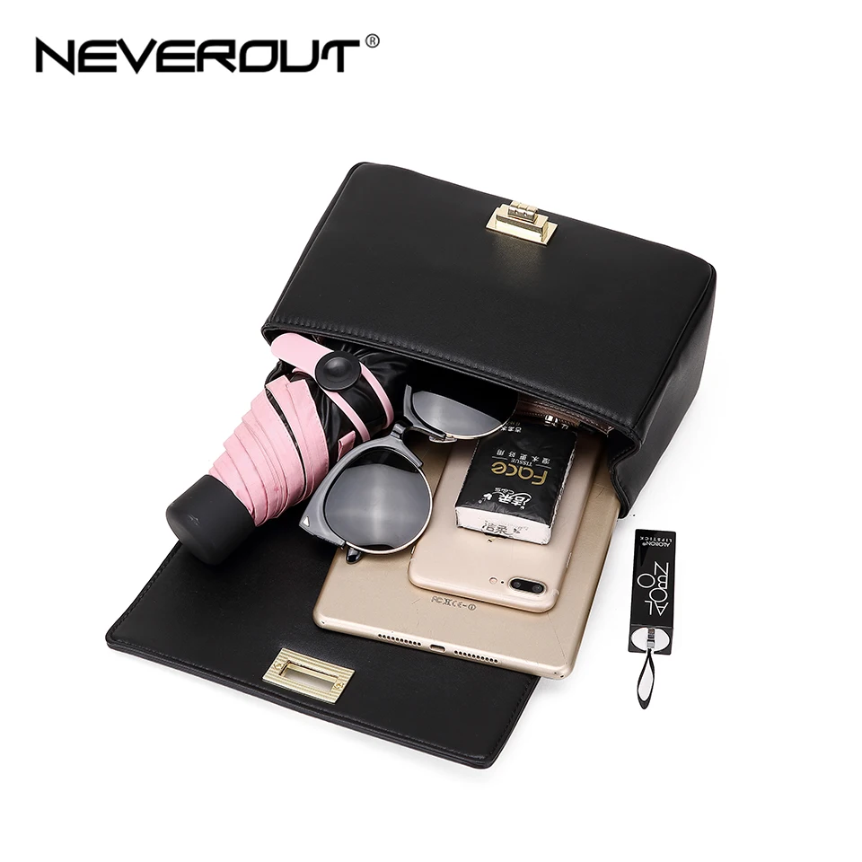 Кожаная мини сумка NEVEROUT маленькая классическая мессенджер через плечо|Сумки с