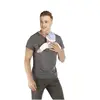 Safety Kangaroo Pocket T-Shirt Baby Carrier Summer Pregnancy Clothes Mother Father Short Sleeves Tops Feeding Nylon Cotton Tees 5