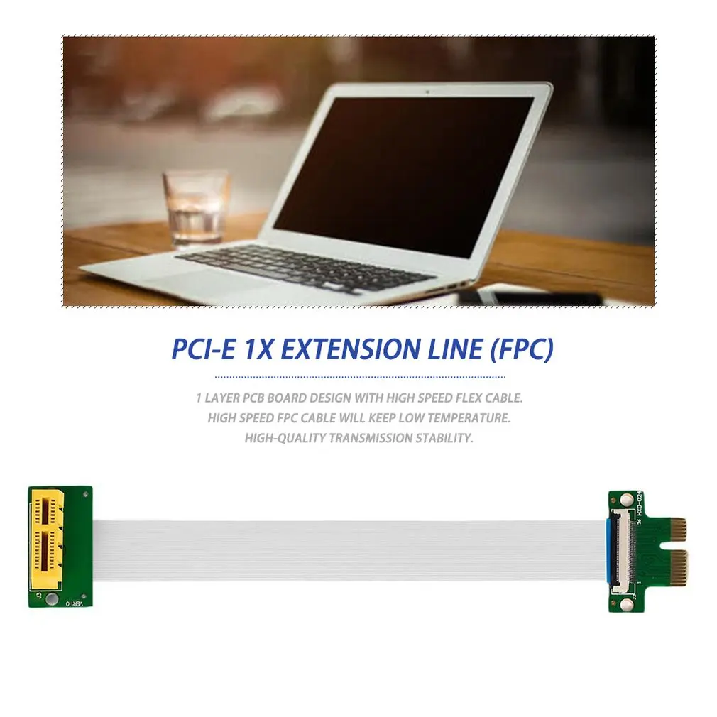 PCI-E Express 1X Riser удлинитель с одним слотом высокоскоростной кабель с питанием