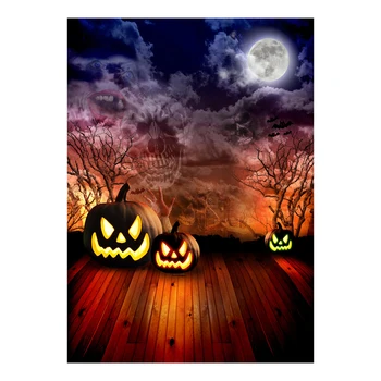 

1pc 90*150cm Realistic Halloween Backdrop Creepy Haunted Gloomy Backdrop Background for Theme Parties Photo Booth
