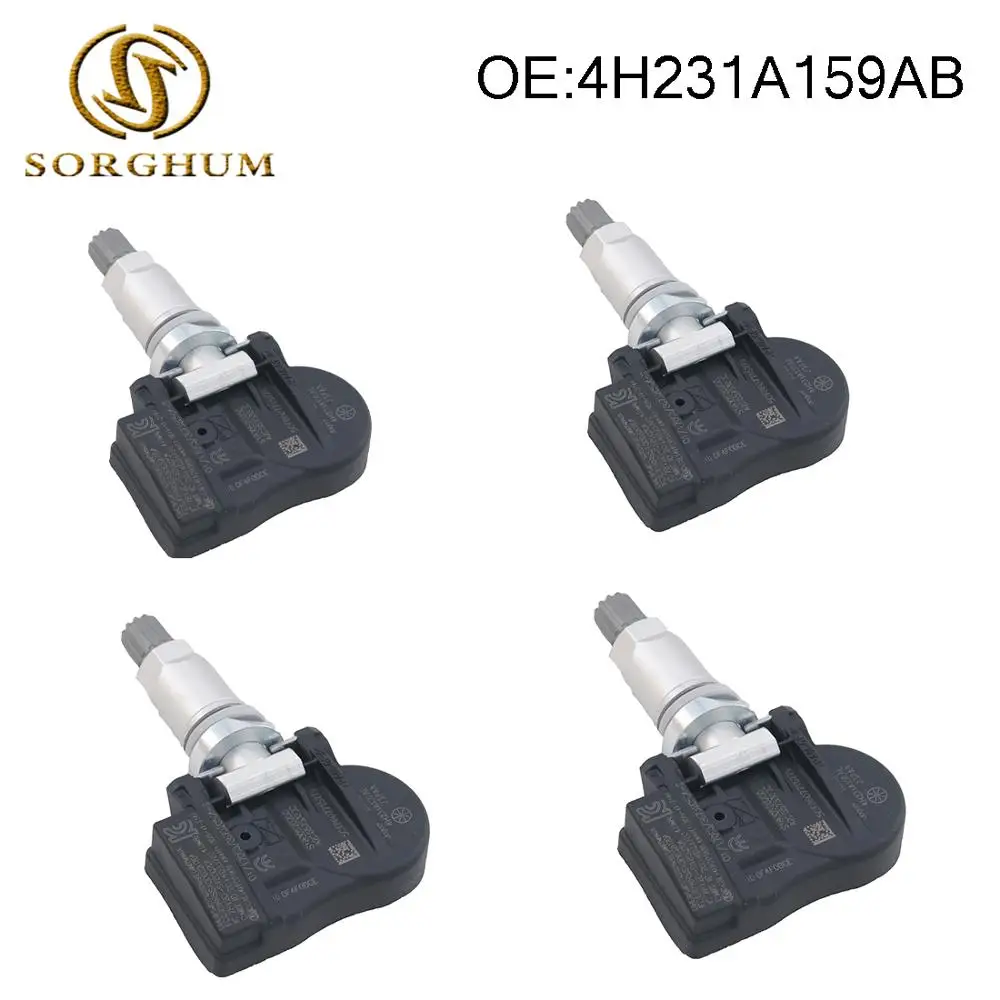

4pcs 4H231A159AB Tire Pressure Monitoring Sensor TPMS For Land Rover