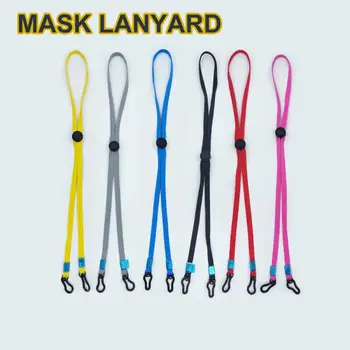 

75cm Length Adjustable Face Mask Lanyard Handy Convenient Holder Rope Anti-lost Anti-drop Mask Hanging Neck Rop Halter Ropes Hot