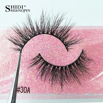 

SHIDISHANGPIN 1 pair 3D mink lashes makeup false eyelashes natural long mink eyelashes extension maquiagem makeup mink cilios