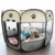 Портативный Складной Pet Carrier Палатка Манеж Дышащий Простота В Эксплуатации Восьмиугольник Забор Открытый Съемный Щенок Питомник Кровать Для Кошек