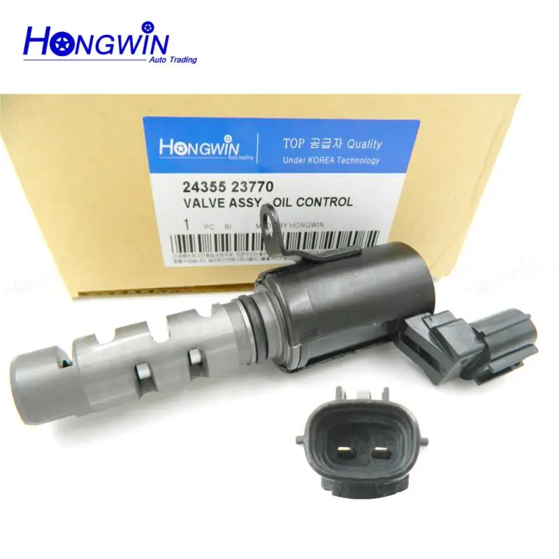 

Genious No.24355 23770 Oil Control Timing Solenoid VVT Valve Fits Hyundai Elantra 03-12 Tiburon 03-08 L4 2.0L 2435523763