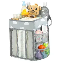 Детская кроватка для новорожденных, подвесная сумка для пеленок, многофункциональная сумка для хранения, органайзер для пеленок, укладчик для пеленального стола@ 45