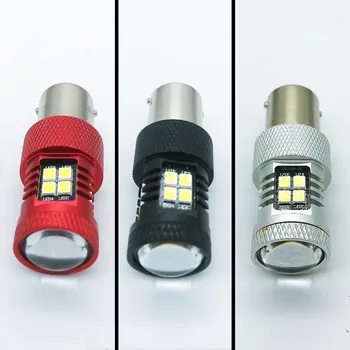 

1PC Car 1156 LED Brake Lights 12V/24V Turning Signal Light White/Amber LED Bulb Car Accessories For VW For Volkswagen Jetta 2015