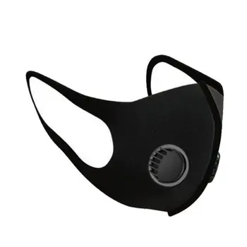 

3PCS PM2.5 Anti Dust Mist Air Purifying Face Mask Filter with Breathing Valve Reusable Mouth Muffle Respirator