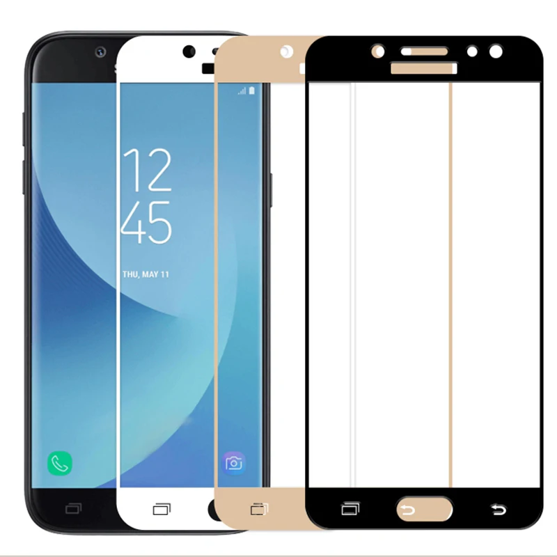

Ultra Slim Colorful Scratch-proof Full Cover Temperd Glass For Samsung Galaxy J6 Plus J6 2018 Screen Protector Safety Film
