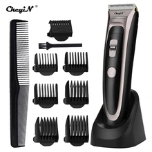 

Professional Hair Clipper For Men Cordless Trimmer LCD Display Shaver Rechargeable Razor Hair Cutter With Limit Comb Full Set