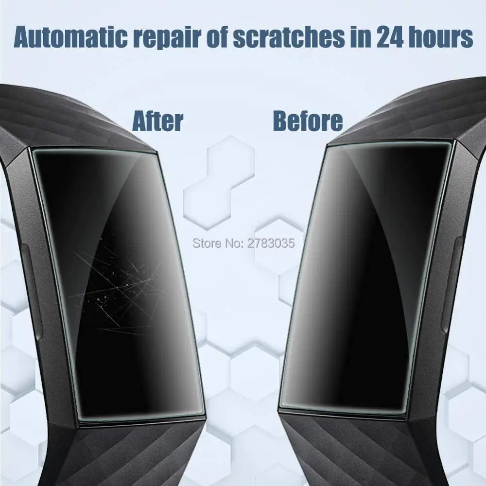 Для Fitbit Inspire / HR 2 Band Clear Anti Scratch мягкая термогелевая Защитная пленка для экрана (не