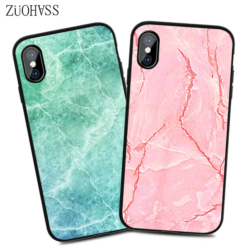 

Marble Case on For скорлупа phone 6 6s Case Soft TPU Back Cover For iphone 6S 7 8 Plus iphone X XR MAX Case Cover Phone Case