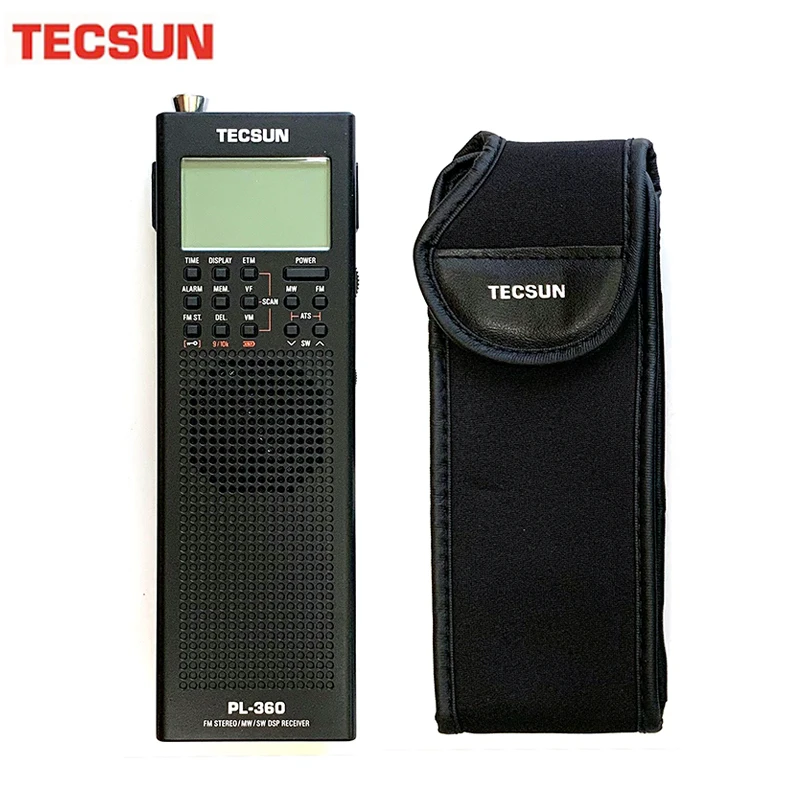 Приемник DSP Tecsun PL-360 радио FM MW SW LW + Внешняя антенна AM портативное радио-рекордер