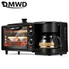 DMWD Household 3 In 1 Breakfast Machine 220V Bread Toaster 9L Electric Oven Coffee Maker Pizza Egg Tart Oven Frying Pan Tea Pot 4