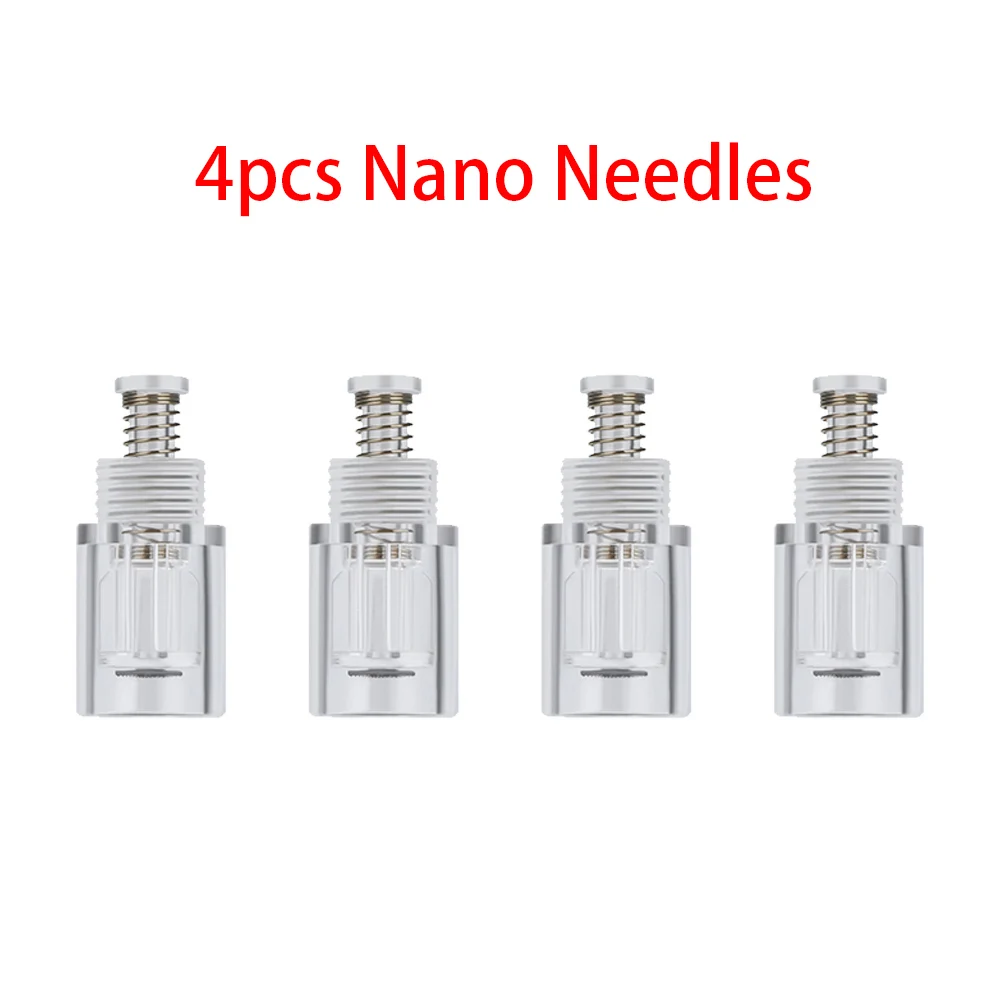 4 PCS 4/6/10 шт. Замена Nano чип микроиглы головки для Nano дермы ручка машина МТС Dr ручка профессиональное косметическое оборудование - Цвет: 4 PCS