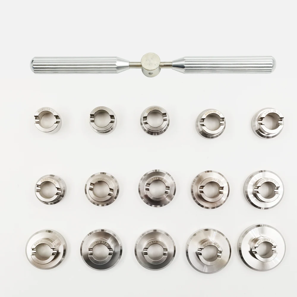 15PCS Watch Back Opener Dies Kit Watch Repair Tools Watch Case