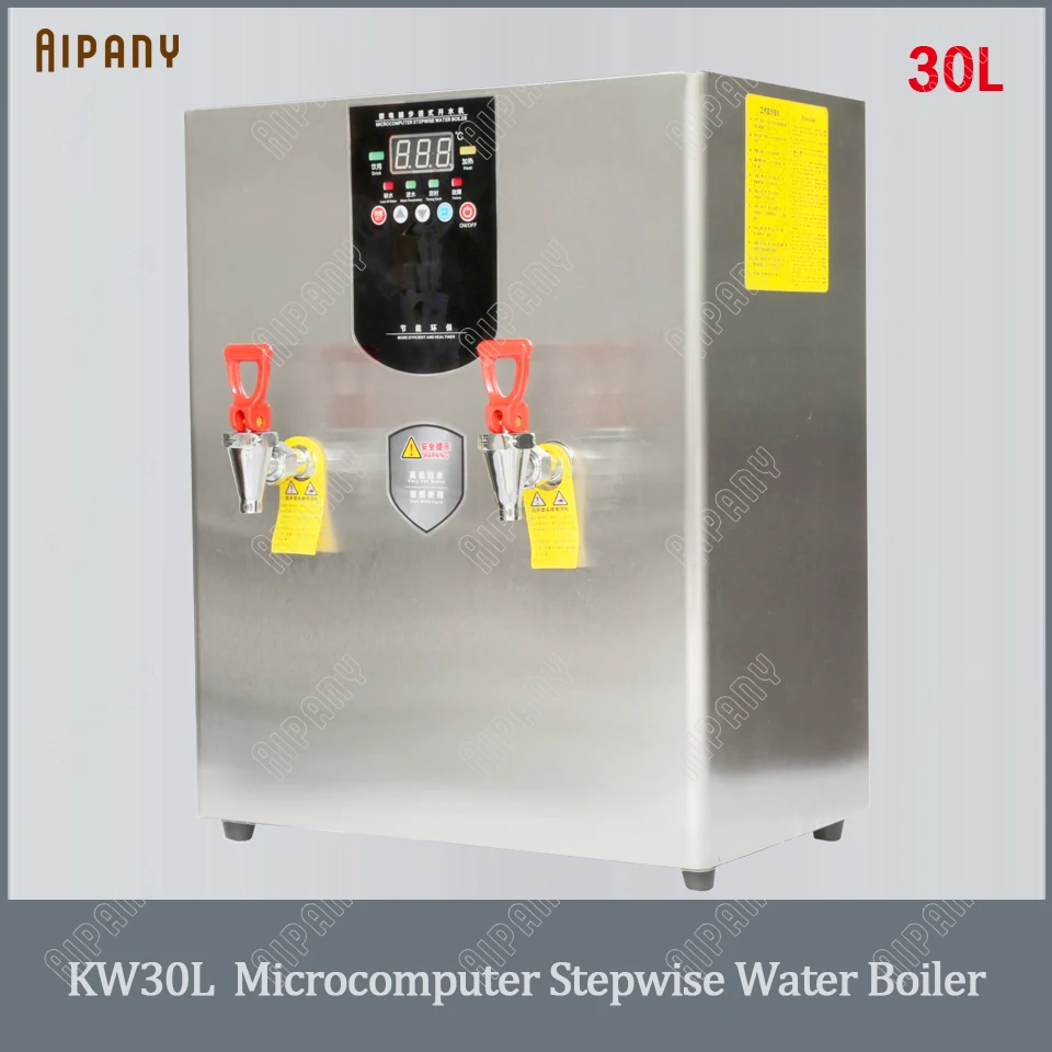 

KW30L/KW40L/KW60L commercial electric stepwise hot water boiler 30L 40L 60L big capacity stainless steel water boiling machine